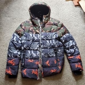 Superdry Puffer Jacket Camo
